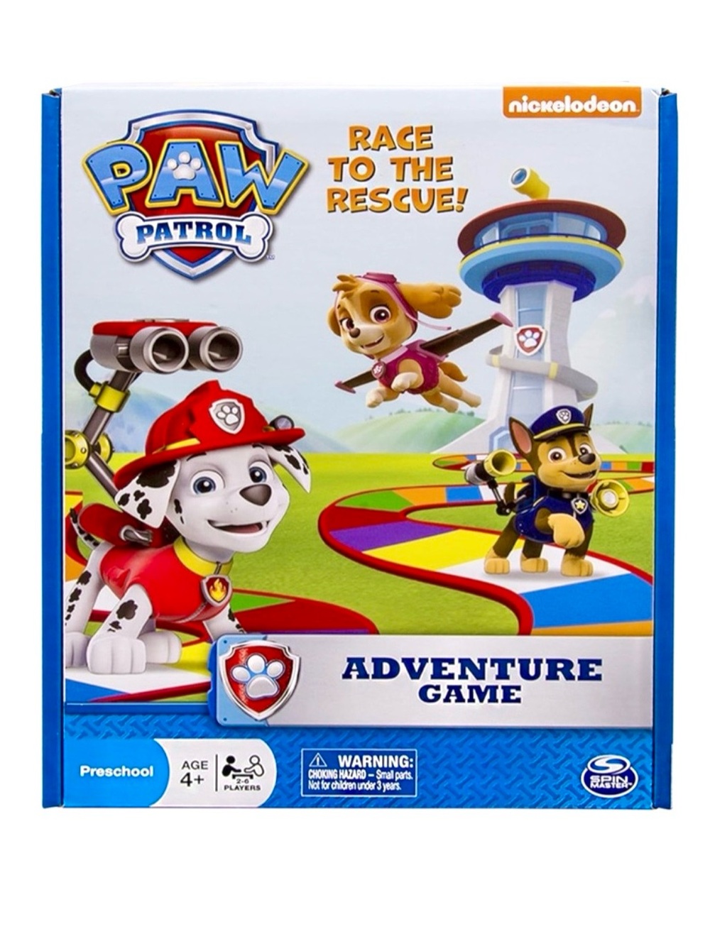 NWT Paw Patrol Race to The Rescue Adventure Game Nickelodeon